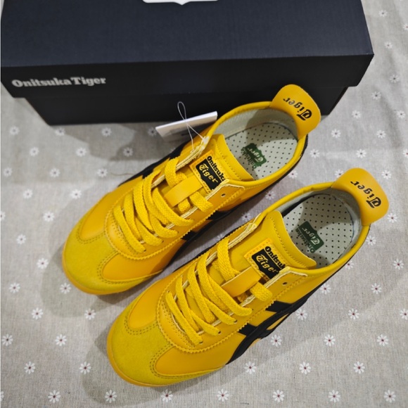 Onitsuka Tiger by Asics Other - Onitsuka Tiger Mexico 66 Sneakers - Bright Yellow with Black Stripes